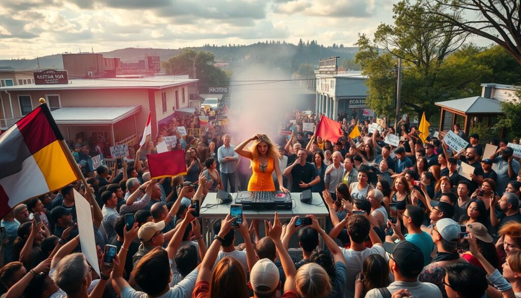 Aksi Sawer DJ Nathalie Holscher