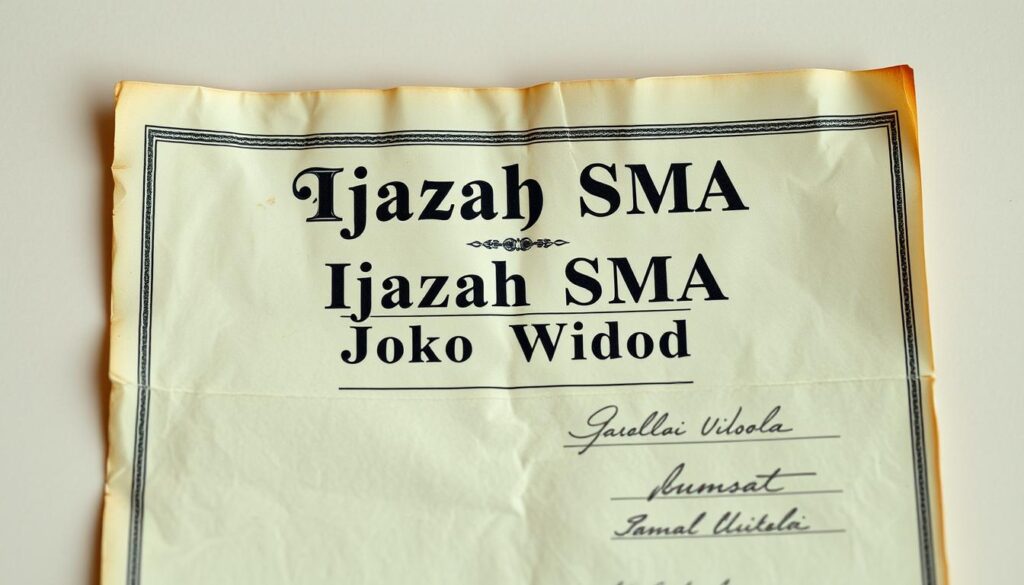 Ijazah SMA Jokowi