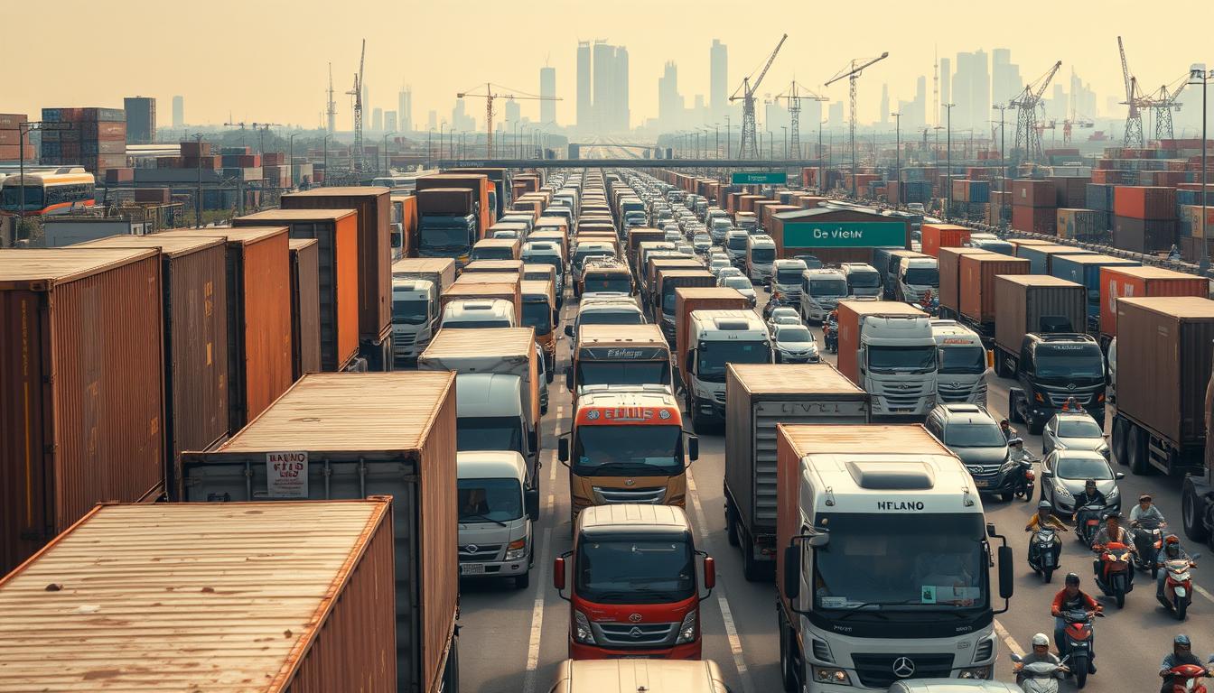 Keluh Kesah Sopir Kontainer Terjebak Macet Arah Pelabuhan Priok hingga 12 Jam