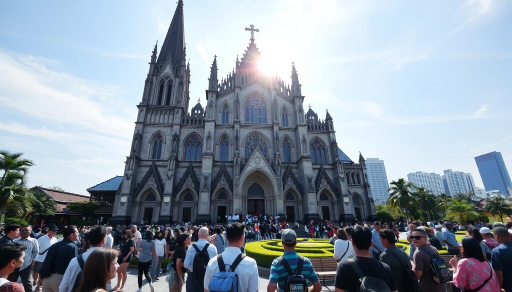 Kunjungan Turis Ke Katedral Jakarta