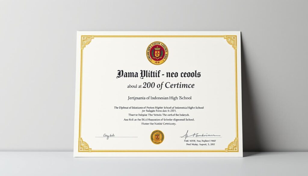 Nama Sekolah di Ijazah SMA