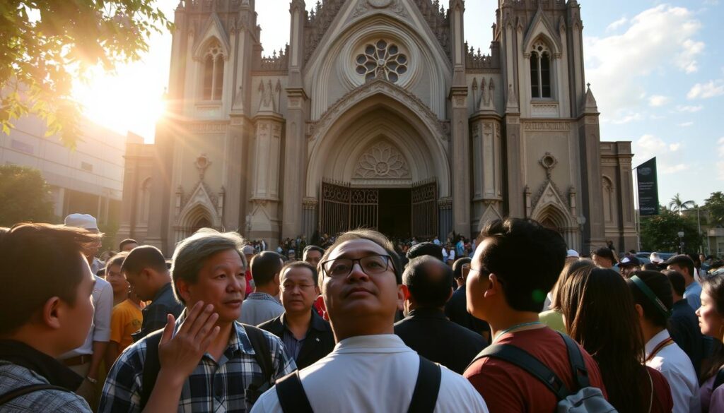 Penjagaan Katedral Jakarta
