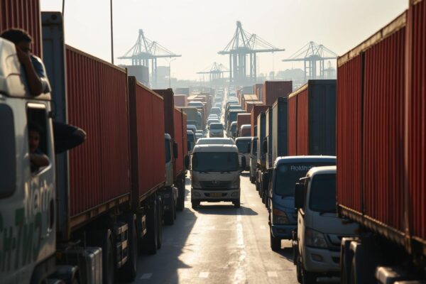 Terjebak Macet Arah Pelabuhan Priok, Sopir Kontainer Ngeluh Boros Ongkos